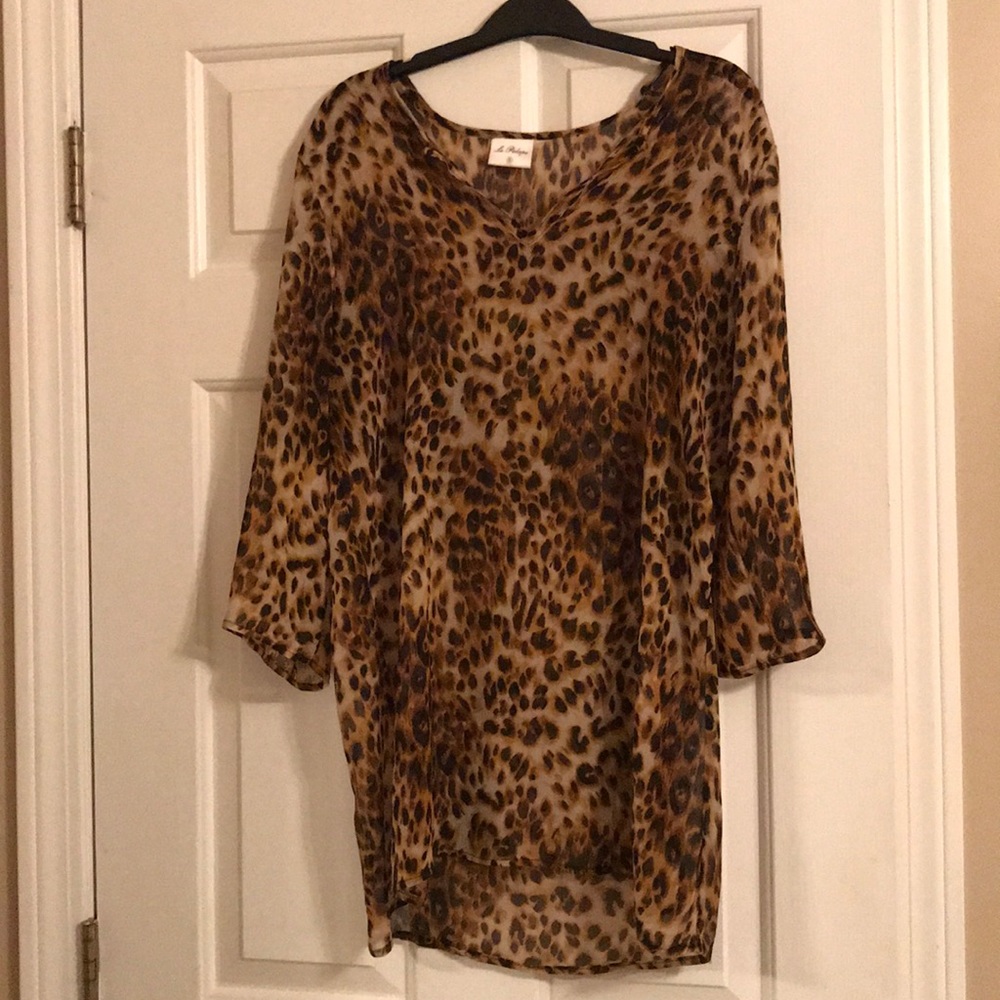 Cheetah Print Cover Up